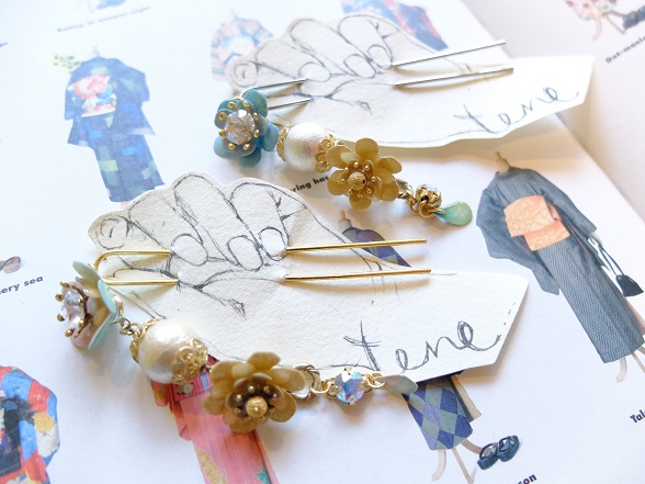 【tone】4連かんざし