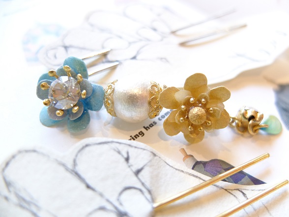 【tone】4連かんざし