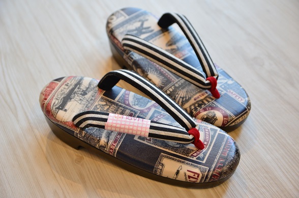 KIMONO姫メイドインジャパン編掲載作家様【HARUそうりとキモノコモノ屋】草履　「レトロ」　Mサイズ