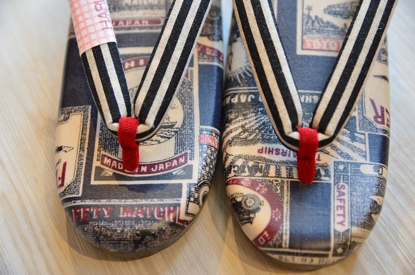 KIMONO姫メイドインジャパン編掲載作家様【HARUそうりとキモノコモノ屋】草履　「レトロ」　Mサイズ