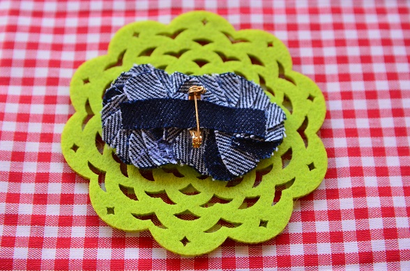 【graiiin】デニムブローチB