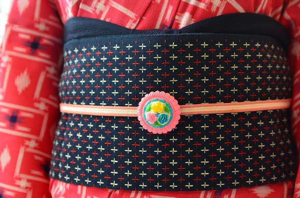  【シスター社】ブーケ帯留ブローチ