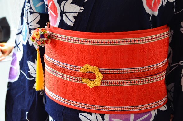 【MOｐｍOp！】つまみ細工のかんざし　イエロー