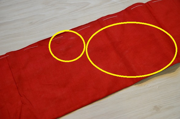 唐草花柄の紗名古屋帯【全長334cm】