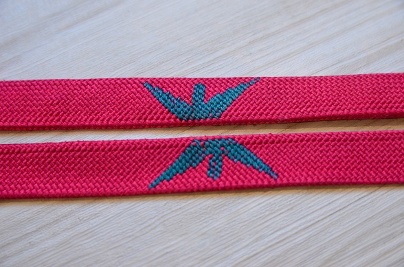 織鶴のアンティーク帯締め