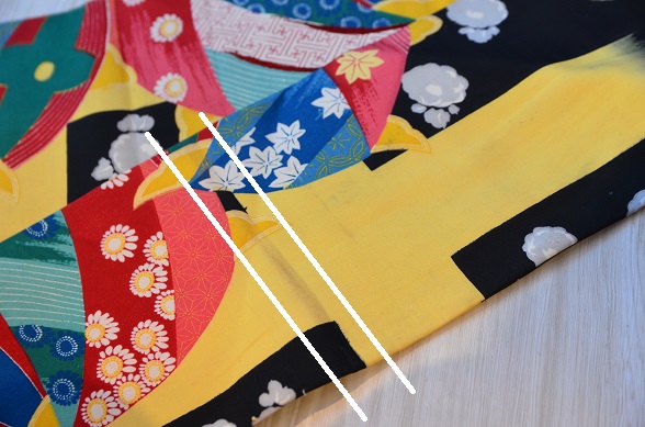 カラフル糸巻きのアンティーク名古屋帯【全長335cm】