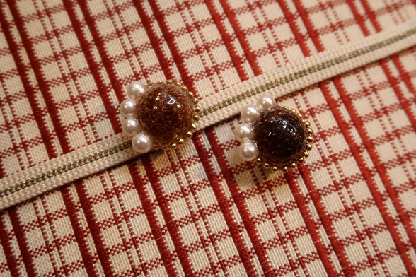 【graiiin】黒蜜帯留　プチ