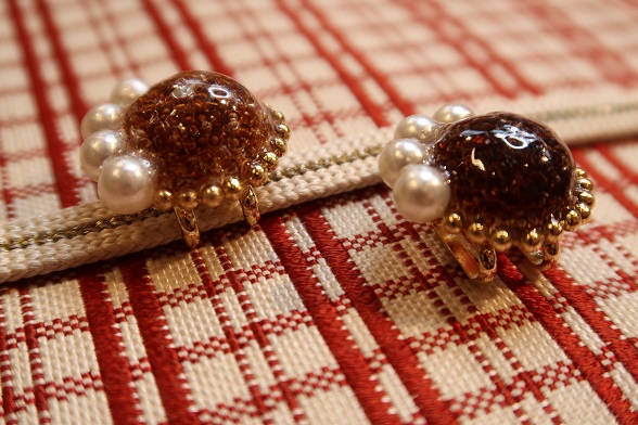 【graiiin】黒蜜帯留　プチ