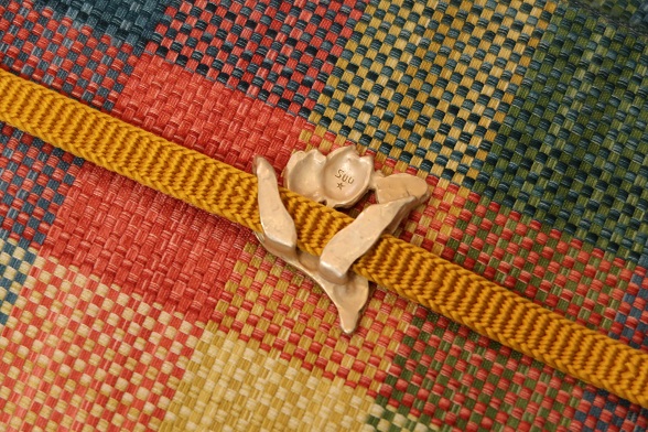 【数-suu-】モンシロチョウとチューリップの帯留