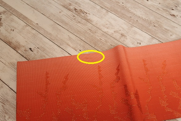 アザミ葉のグラデーションリバーシブル半幅帯【全長324cm】 