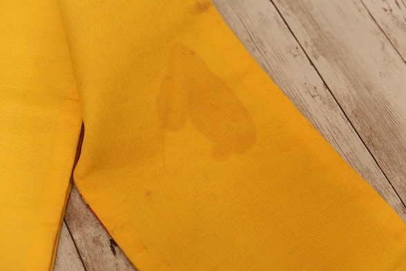 モダンポップ格子柄半幅帯【全長368cm】