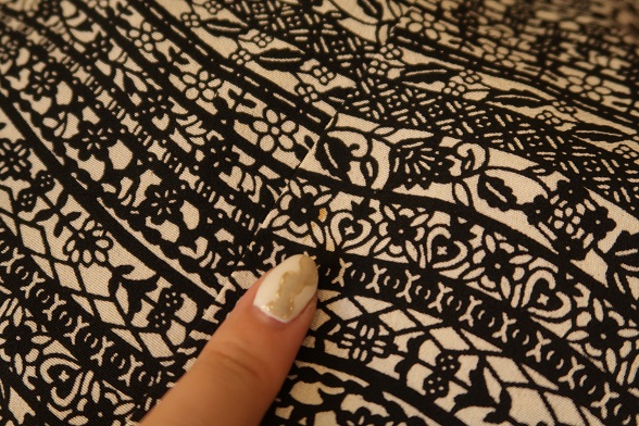 唐草のゴシックレース風単衣着物【身丈162×裄丈67】